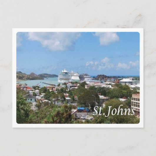 Antigua en Barbuda - Saint Johns - Briefkaart (Voorkant)