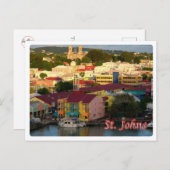 Antigua en Barbuda - Saint Johns - Briefkaart (Voorkant / Achterkant)