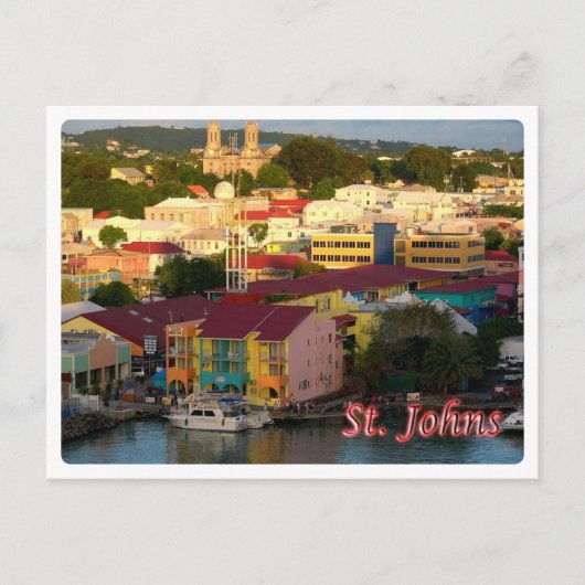 Antigua en Barbuda - Saint Johns - Briefkaart (Voorkant)