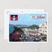 Antigua en Barbuda - Saint Johns - Briefkaart (Voorkant / Achterkant)