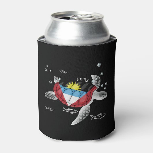 Antigua en Barbuda schildpad Blikjeskoeler (Blikje Voorkant)