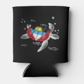 Antigua en Barbuda schildpad Blikjeskoeler (Voorkant)