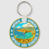 Antigua en Barbuda Sleutelhanger (Achterkant)