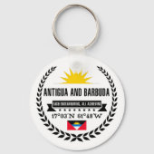 Antigua en Barbuda Sleutelhanger (Voorkant)