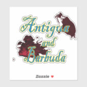 Antigua en Barbuda Sticker (Vel)