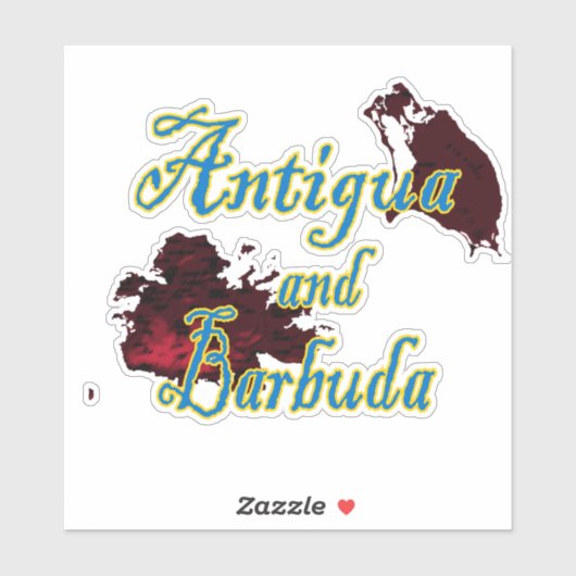 Antigua en Barbuda Sticker (Vel)
