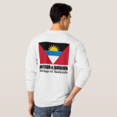 Antigua en Barbuda T-shirt (Achterkant volledig)