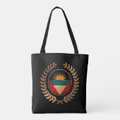 Antigua en Barbuda Tote Bag (Achterkant)
