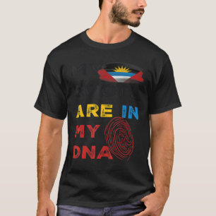 Antigua en Barbuda Vlag, Antigua, mijn wortels zij T-shirt