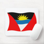 Antigua en Barbuda Vlag Muismat (Met muis)
