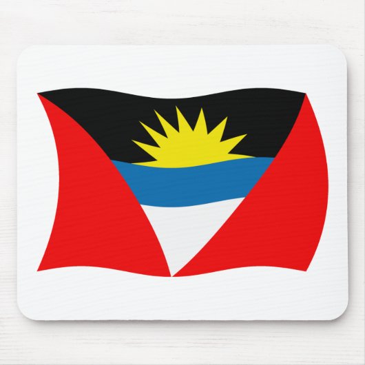 Antigua en Barbuda Vlag Muismat (Voorkant)