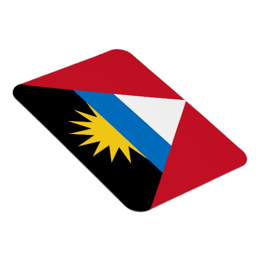 Antigua en Barbuda Vlag Premium Magnet Magneet (Rechterzijde)