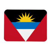 Antigua en Barbuda Vlag Premium Magnet Magneet (Horizontaal)