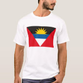 Antigua en Barbuda Vlag T-shirt (Voorkant)