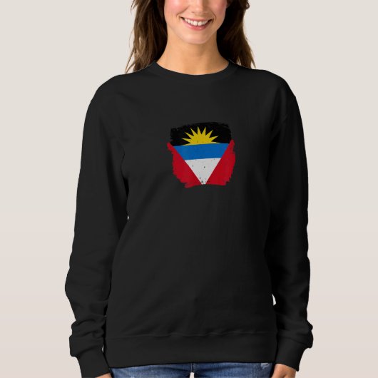 Antigua en Barbuda Vlag Trots Antiguan 1 Trui (Voorkant)