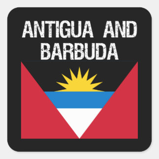 ANTIGUA EN BARBUDA vlag Vierkante Sticker