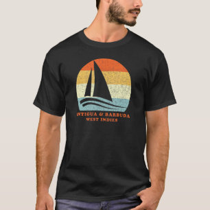 Antigua en Barbuda West Indies Sailboot Vac T-shirt