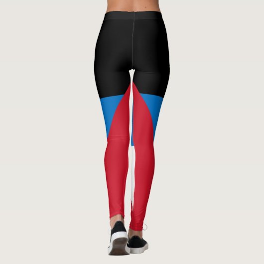 Antigua Flag Antiguan Barbudan Carnaval Leggings (Achterkant)