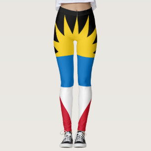 Antigua Flag Antiguan Barbudan Carnaval Leggings