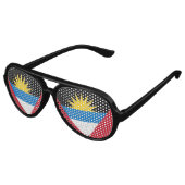 Antigua Flag Aviator Zonnebril (Gekanteld)