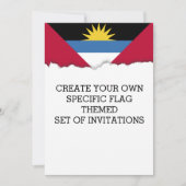 Antigua Flag Kaart (Voorkant)
