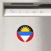 Antigua Flag Magneet (Insitu (Vaatwasser))