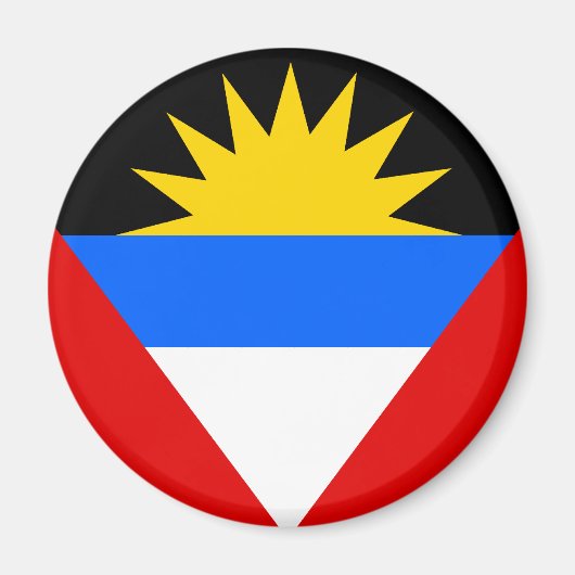 Antigua Flag Magneet (Voorkant)