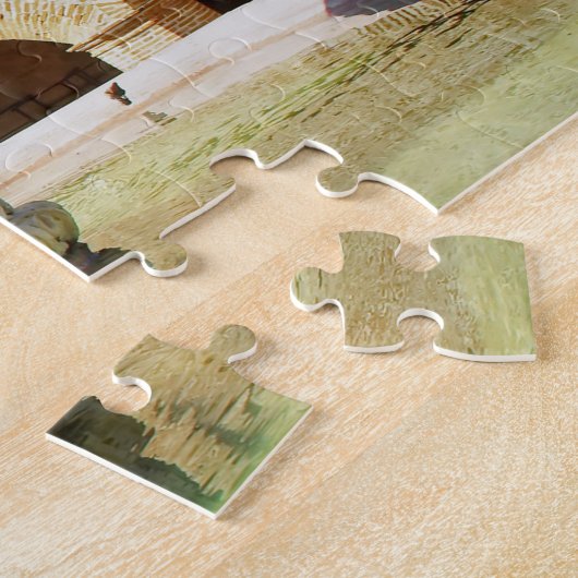 Antigua Fountain Convent Notre-Dame-Merc. Legpuzzel (Zijkant)