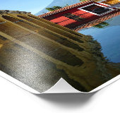 Antigua, GT-Tanque La Unión met foto van rand Foto Afdruk (Hoek)