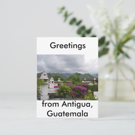 Antigua, Guatemala Briefkaart (Staand voorkant)