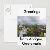 Antigua, Guatemala Briefkaart (Voorkant / Achterkant)