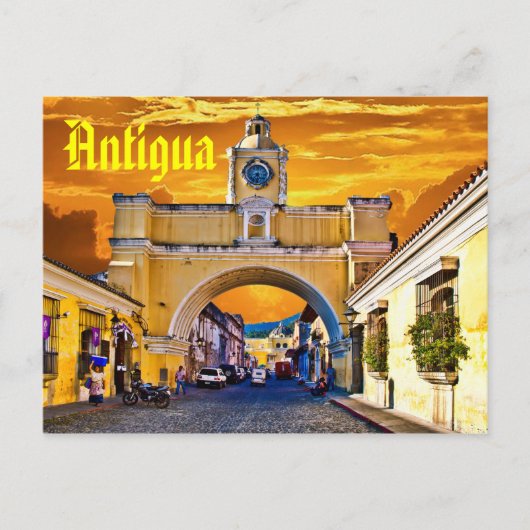 Antigua, Guatemala, Midden-Amerika Briefkaart (Voorkant)