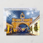 Antigua, Guatemala, Midden-Amerika Briefkaart (Voorkant / Achterkant)