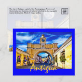 Antigua, Guatemala, Midden-Amerika Briefkaart (Voorkant / Achterkant)