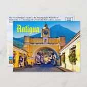 Antigua, Guatemala, Midden-Amerika Briefkaart (Voorkant / Achterkant)