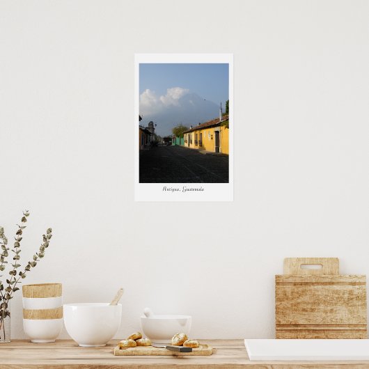 Antigua, Guatemala Poster (Keuken)