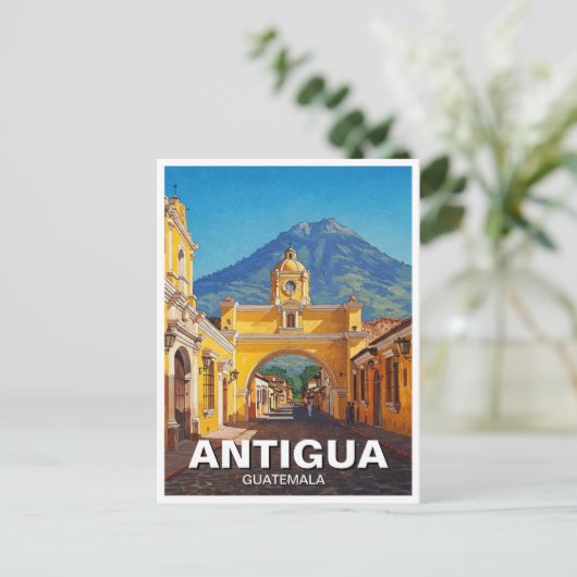 Antigua Guatemala Reizen Briefkaart (Staand voorkant)