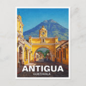 Antigua Guatemala Reizen Briefkaart (Voorkant)