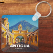 Antigua Guatemala Reizen Sleutelhanger (Achterkant)