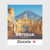 Antigua Guatemala Reizen Sticker (Vel)