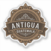 Antigua Guatemala Reizen Sticker (Voorkant)