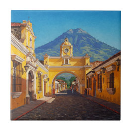 Antigua Guatemala Reizen Tegeltje