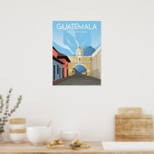 Antigua Guatemala Travel Poster (Keuken)