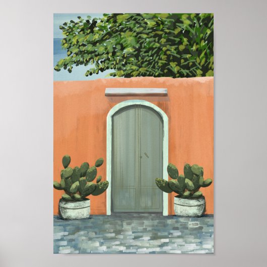 Antigua Guatemala vintage-poster Poster (Voorkant)