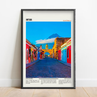 Antigua Guatemala Wall Art _ Antigua Guatemala Tra Poster