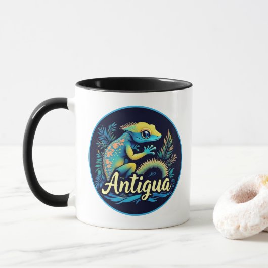 Antigua Island Caribbean Gecko Mok (Met donut)