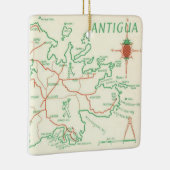  Antigua Island kaart Keramisch Ornament (Rechts)