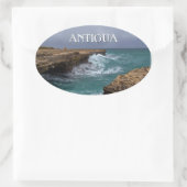 Antigua Island Seascape Sticker (Tas)