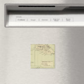 Antigua Lithograded Map Magneet (Insitu (Vaatwasser))