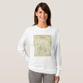 Antigua Lithograded Map T-shirt (Voorkant volledig)